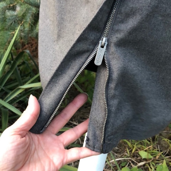 Bench brand Jacket-M-Charcoal-ZipUp-Higher Neck-Longer Length-Fitted-Lightweight - Picture 7 of 16